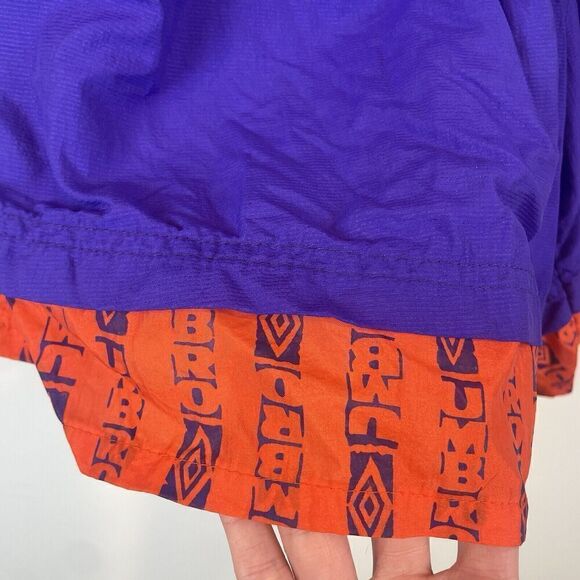 Vintage Umbro Made in USA Purple Orange Shorts Aztec Size M - Picture 6 of 7